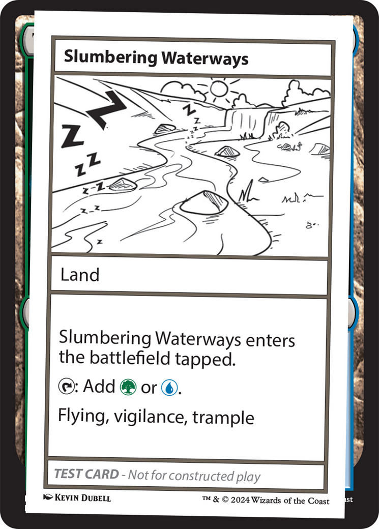 Slumbering Waterways [Mystery Booster 2 Playtest Cards] | Shuffle n Cut Hobbies & Games