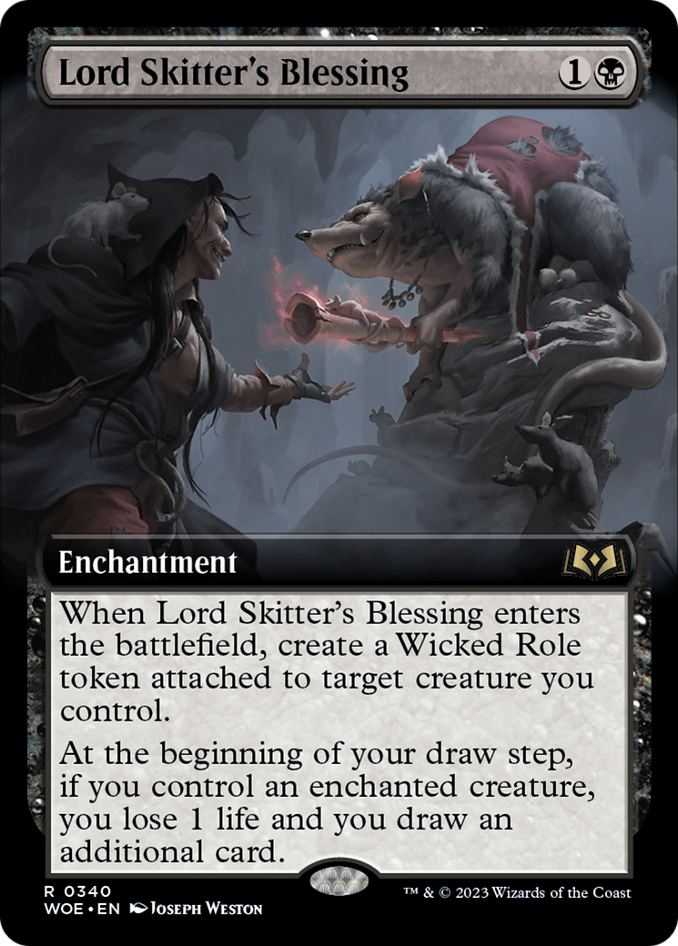 Lord Skitter's Blessing (Extended Art) [Wilds of Eldraine] | Shuffle n Cut Hobbies & Games