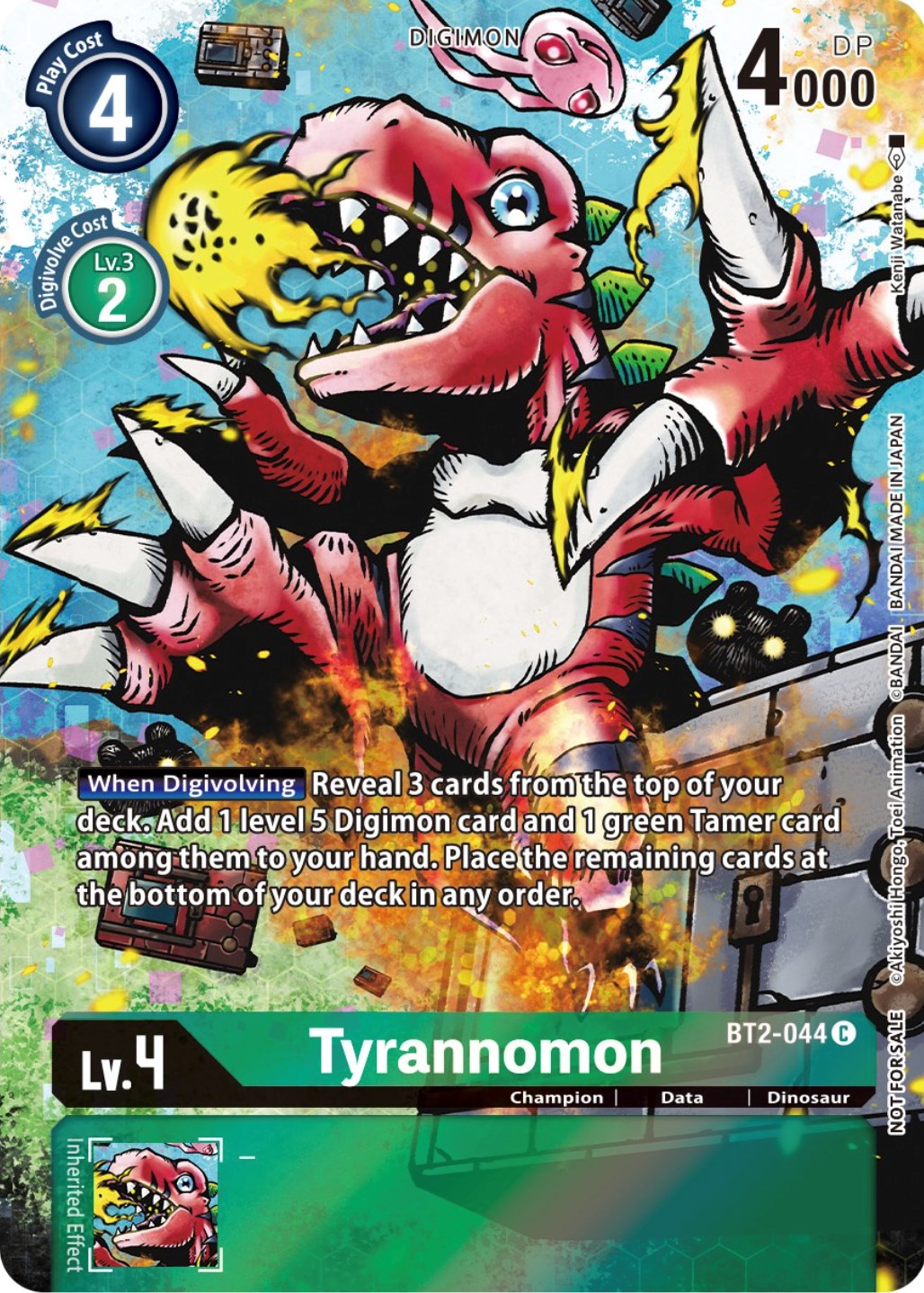 Tyrannomon [BT2-044] (25th Special Memorial Pack) [Release Special Booster Promos] | Shuffle n Cut Hobbies & Games