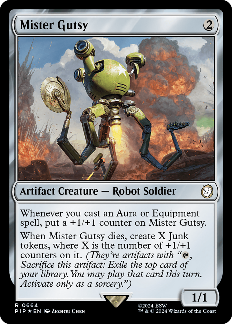 Mister Gutsy (Surge Foil) [Fallout] | Shuffle n Cut Hobbies & Games