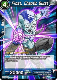 Frost, Chaotic Burst (Divine Multiverse Draft Tournament) (DB2-041) [Tournament Promotion Cards] | Shuffle n Cut Hobbies & Games