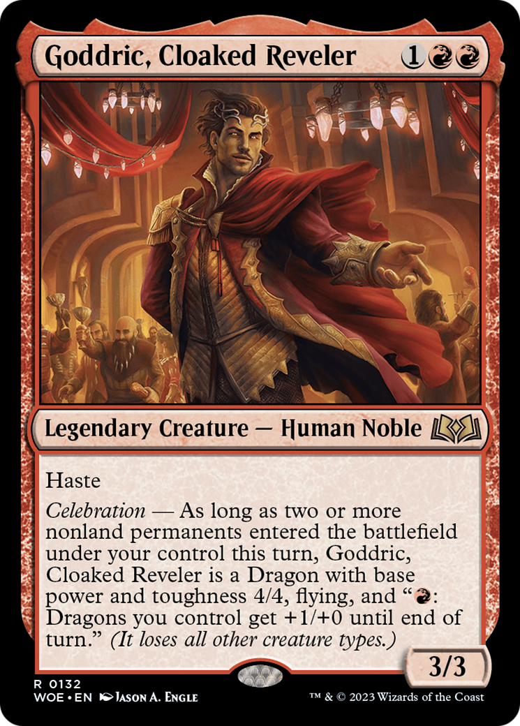 Goddric, Cloaked Reveler [Wilds of Eldraine] | Shuffle n Cut Hobbies & Games