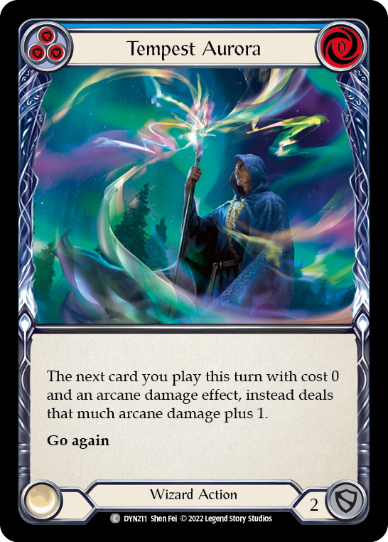 Tempest Aurora (Blue) [DYN211] (Dynasty) | Shuffle n Cut Hobbies & Games