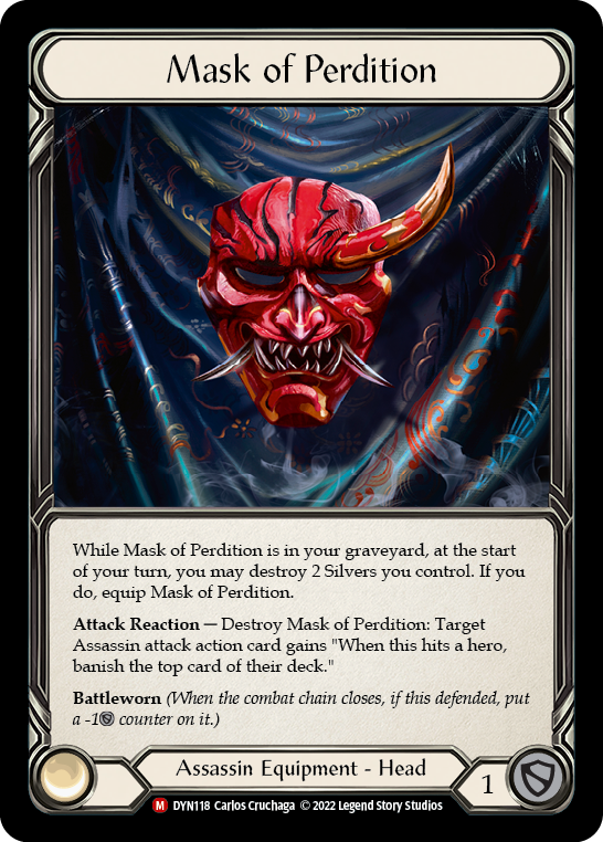 Mask of Perdition [DYN118] (Dynasty)  Cold Foil | Shuffle n Cut Hobbies & Games