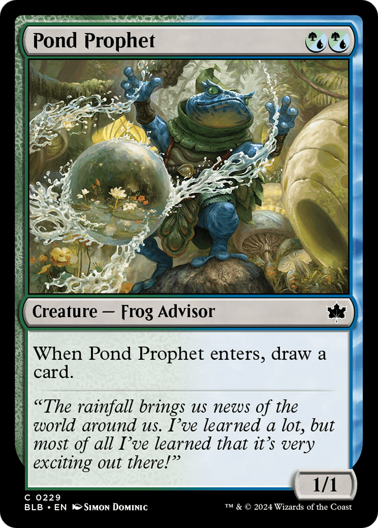 Pond Prophet [Bloomburrow] | Shuffle n Cut Hobbies & Games