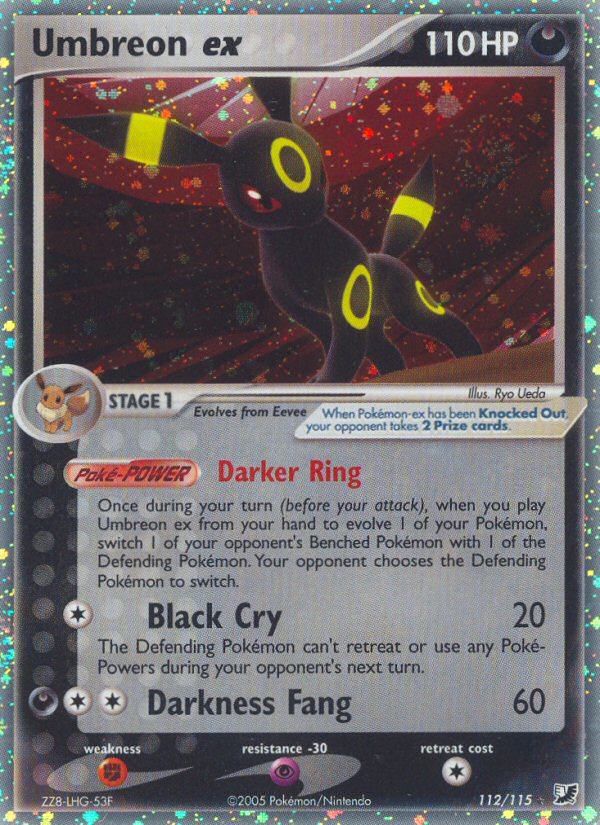 Umbreon ex (112/115) [EX: Unseen Forces] | Shuffle n Cut Hobbies & Games