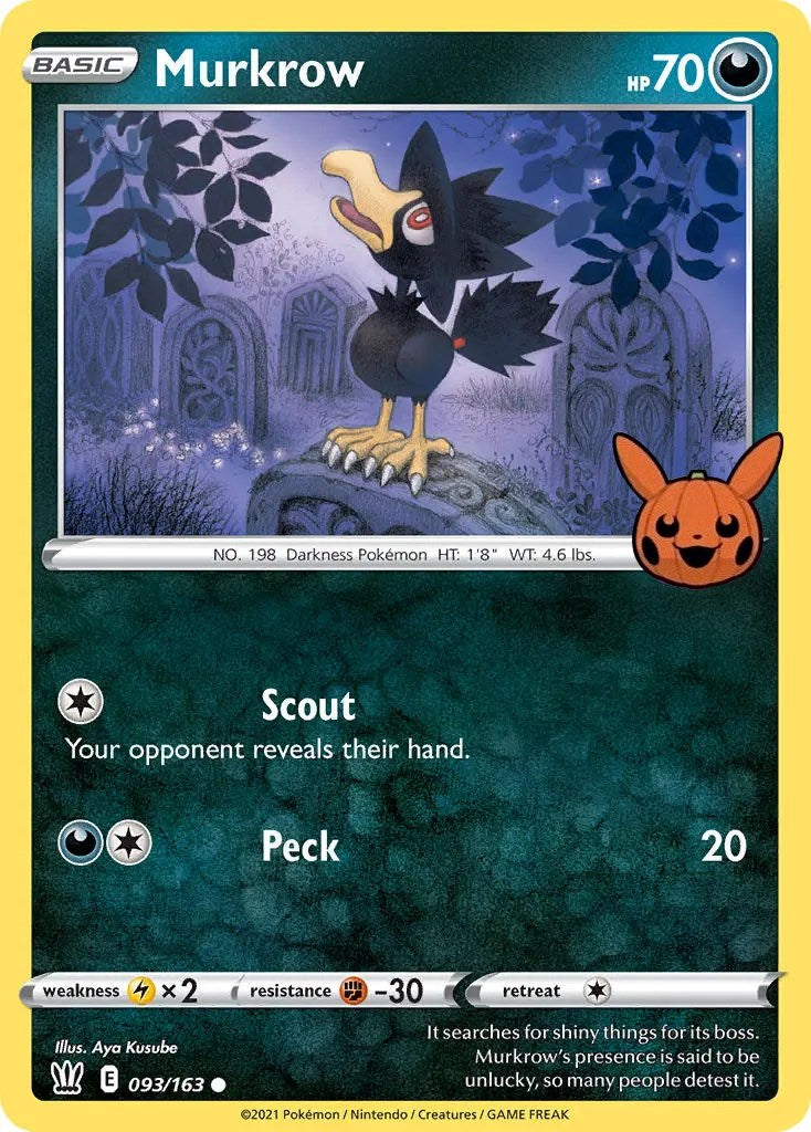 Murkrow (093/163) [Trick or Trade] | Shuffle n Cut Hobbies & Games