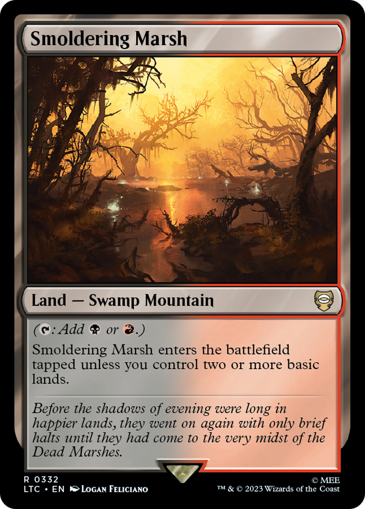 Smoldering Marsh [The Lord of the Rings: Tales of Middle-Earth Commander] | Shuffle n Cut Hobbies & Games