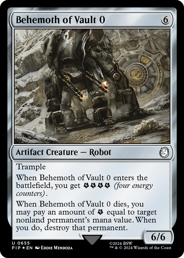 Behemoth of Vault 0 (Surge Foil) [Fallout] | Shuffle n Cut Hobbies & Games