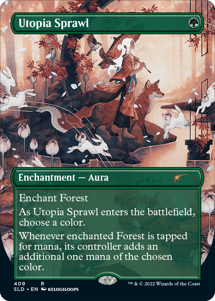 Utopia Sprawl (Borderless) [Secret Lair Drop Series] | Shuffle n Cut Hobbies & Games