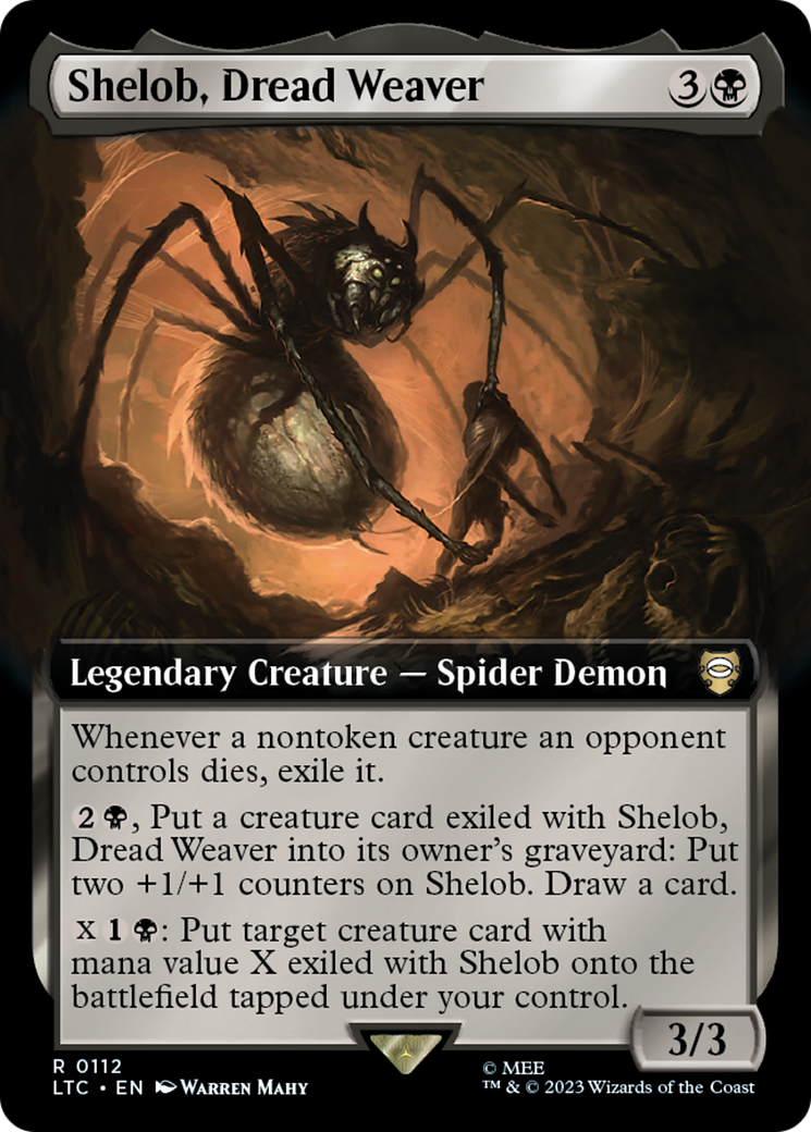 Shelob, Dread Weaver (Extended Art) [The Lord of the Rings: Tales of Middle-Earth Commander] | Shuffle n Cut Hobbies & Games