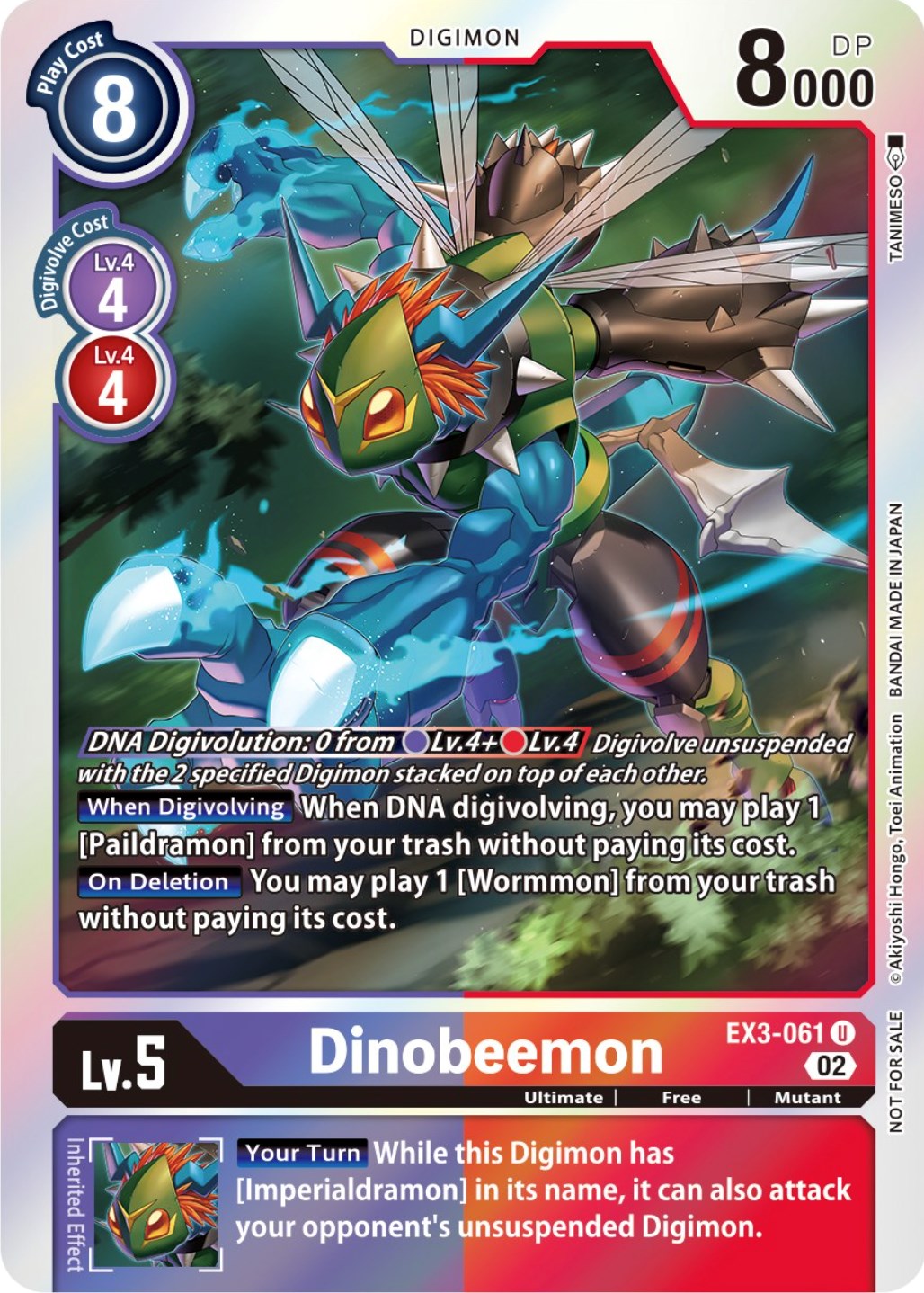 Dinobeemon [EX3-061] (Alternate Art) [Draconic Roar] | Shuffle n Cut Hobbies & Games