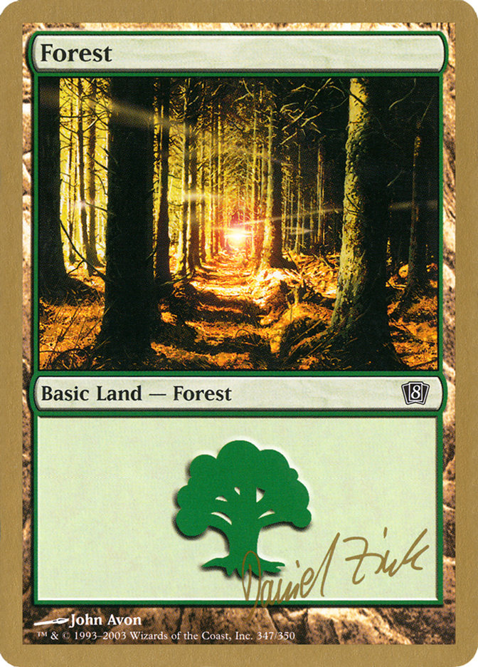 Forest (dz347) (Daniel Zink) [World Championship Decks 2003] | Shuffle n Cut Hobbies & Games