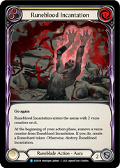 Runeblood Incantation (Yellow) [EVR108] (Everfest)  1st Edition Rainbow Foil | Shuffle n Cut Hobbies & Games