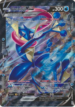 Greninja V-Union (Jumbo Card) [Sword & Shield: Black Star Promos] | Shuffle n Cut Hobbies & Games