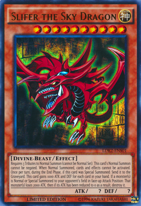 Slifer the Sky Dragon [LDK2-ENS01] Ultra Rare | Shuffle n Cut Hobbies & Games