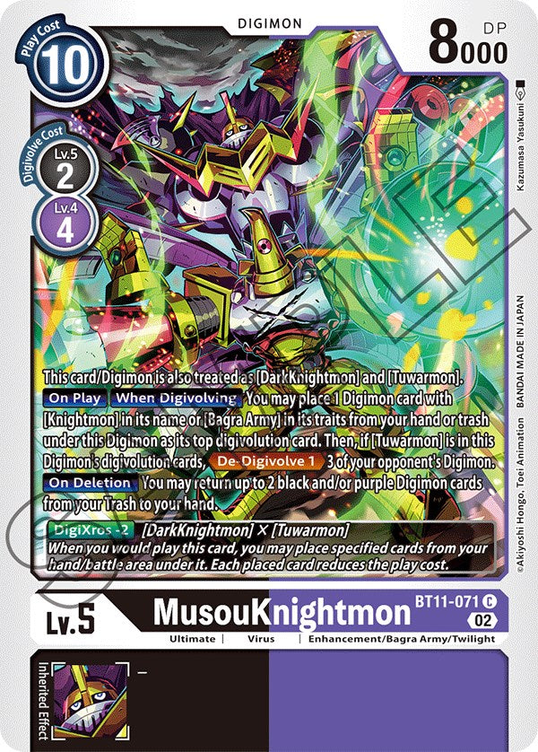 MusouKnightmon [BT11-071] [Dimensional Phase] | Shuffle n Cut Hobbies & Games