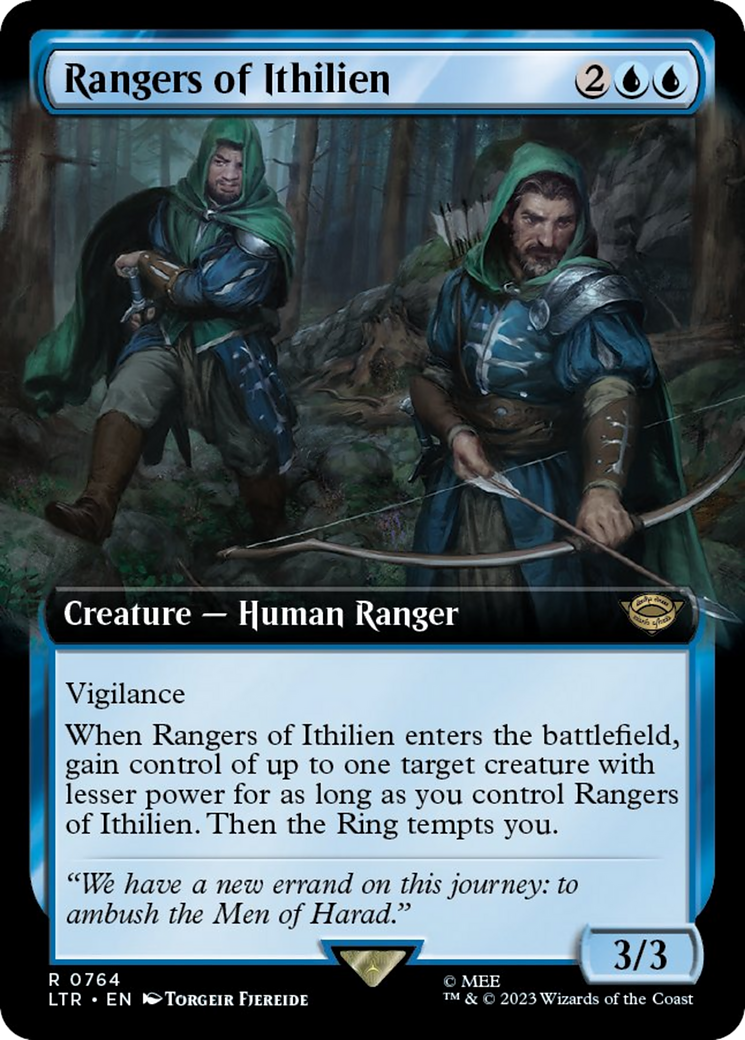 Rangers of Ithilien (Extended Art) (Surge Foil) [The Lord of the Rings: Tales of Middle-Earth] | Shuffle n Cut Hobbies & Games