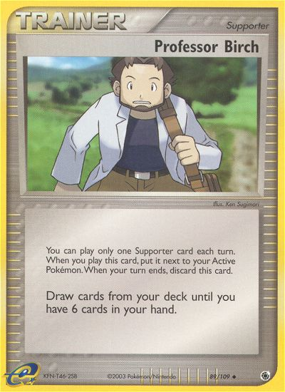 Professor Birch (89/109) [EX: Ruby & Sapphire] | Shuffle n Cut Hobbies & Games