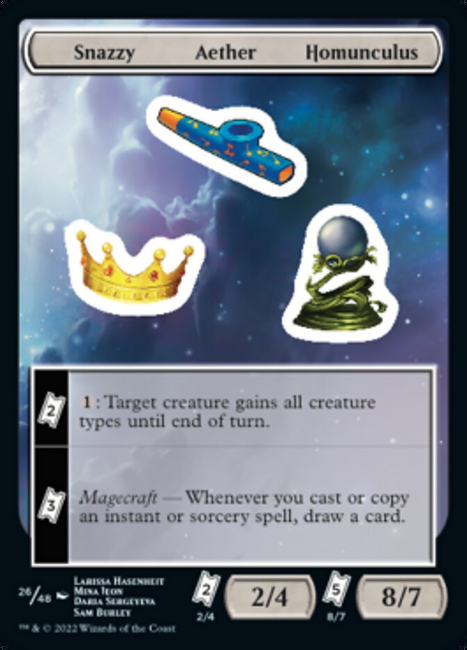 Snazzy Aether Homunculus [Unfinity Stickers] | Shuffle n Cut Hobbies & Games