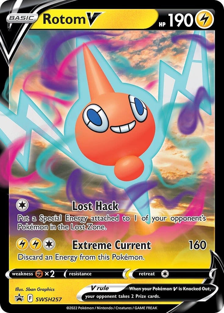 Rotom V (SWSH257) [Sword & Shield: Black Star Promos] | Shuffle n Cut Hobbies & Games