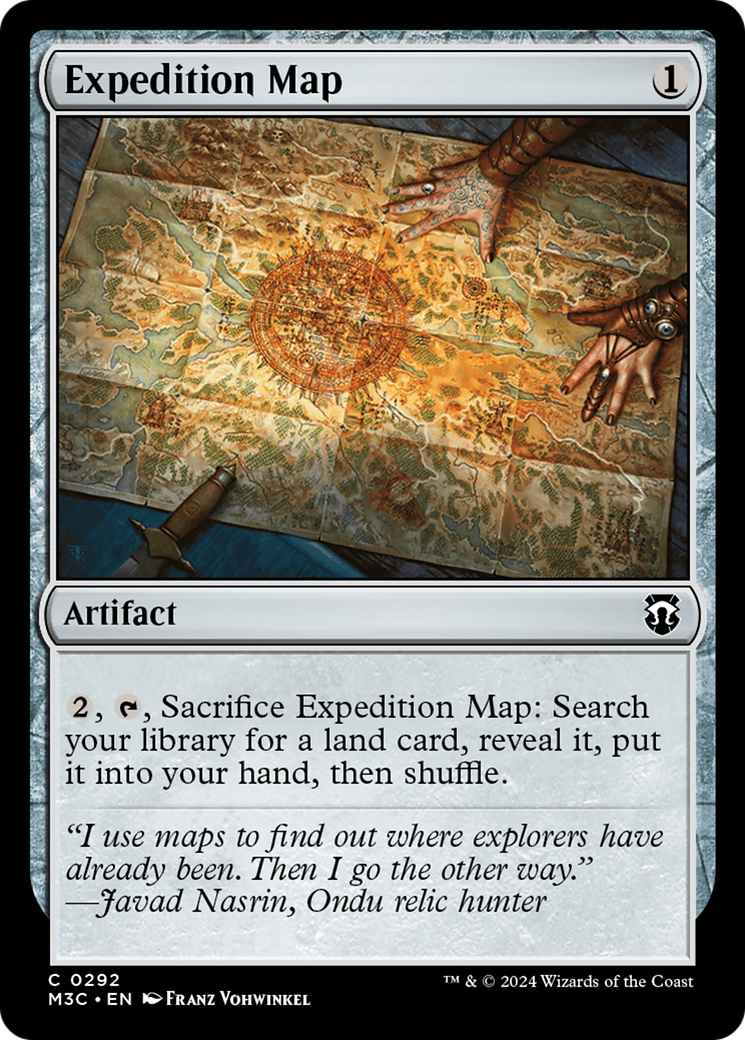 Expedition Map (Ripple Foil) [Modern Horizons 3 Commander] | Shuffle n Cut Hobbies & Games