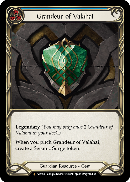 Grandeur of Valahai [EVR000] (Everfest)  1st Edition Cold Foil | Shuffle n Cut Hobbies & Games