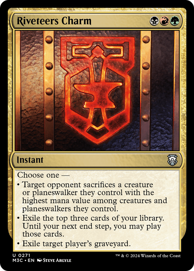 Riveteers Charm (Ripple Foil) [Modern Horizons 3 Commander] | Shuffle n Cut Hobbies & Games