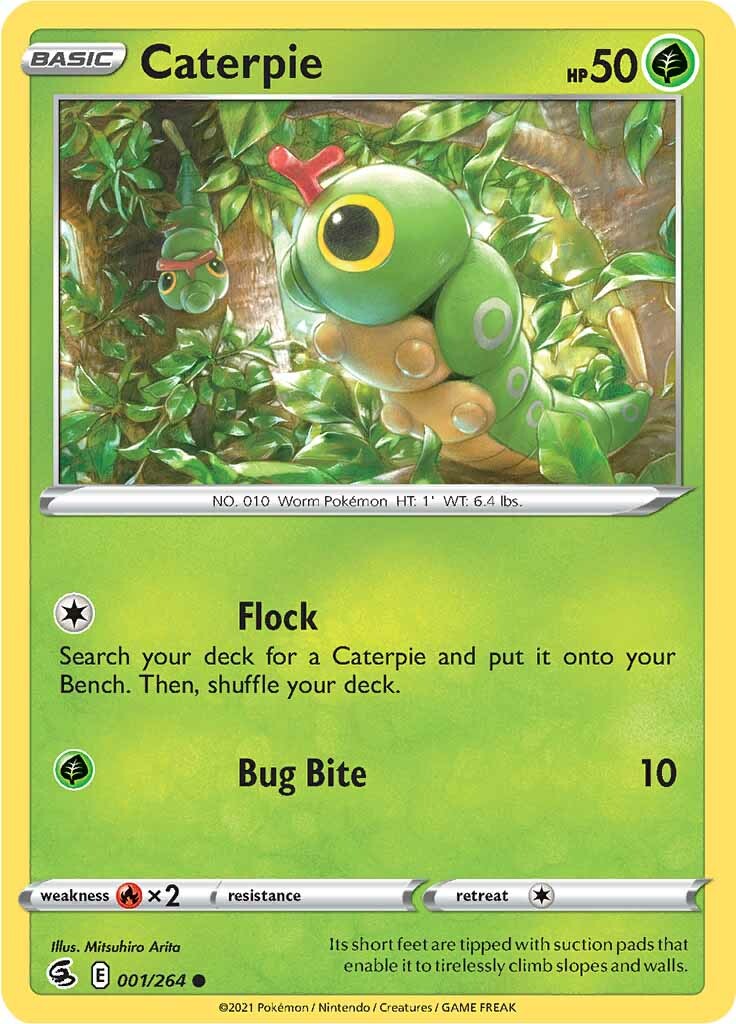 Caterpie (001/264) [Sword & Shield: Fusion Strike] | Shuffle n Cut Hobbies & Games