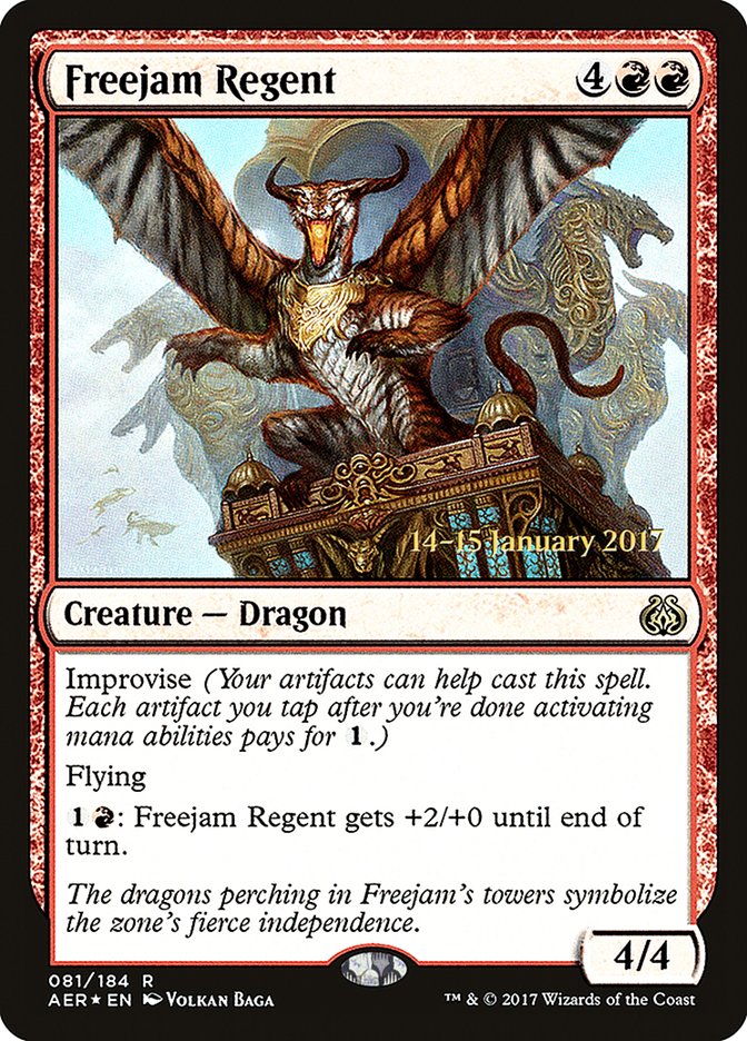 Freejam Regent [Aether Revolt Prerelease Promos] | Shuffle n Cut Hobbies & Games