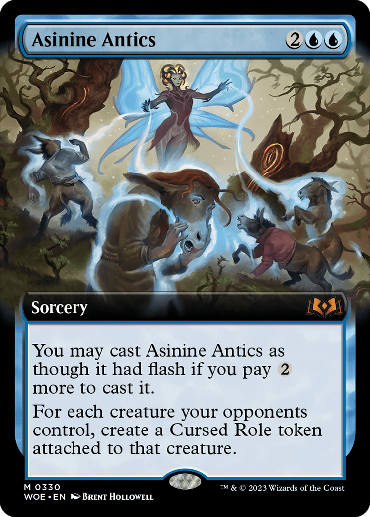 Asinine Antics (Extended Art) [Wilds of Eldraine] | Shuffle n Cut Hobbies & Games