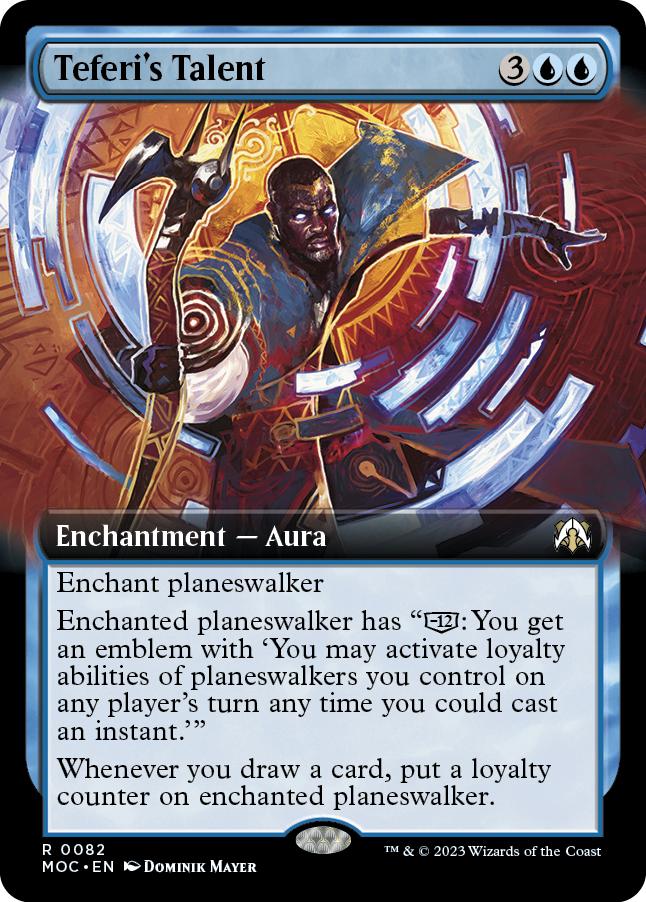 Teferi's Talent (Extended Art) [March of the Machine Commander] | Shuffle n Cut Hobbies & Games