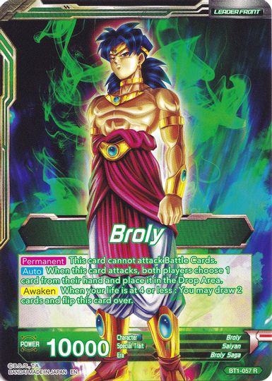 Broly // Broly, The Legendary Super Saiyan (Collector's Selection Vol. 1) (BT1-057) [Promotion Cards] | Shuffle n Cut Hobbies & Games