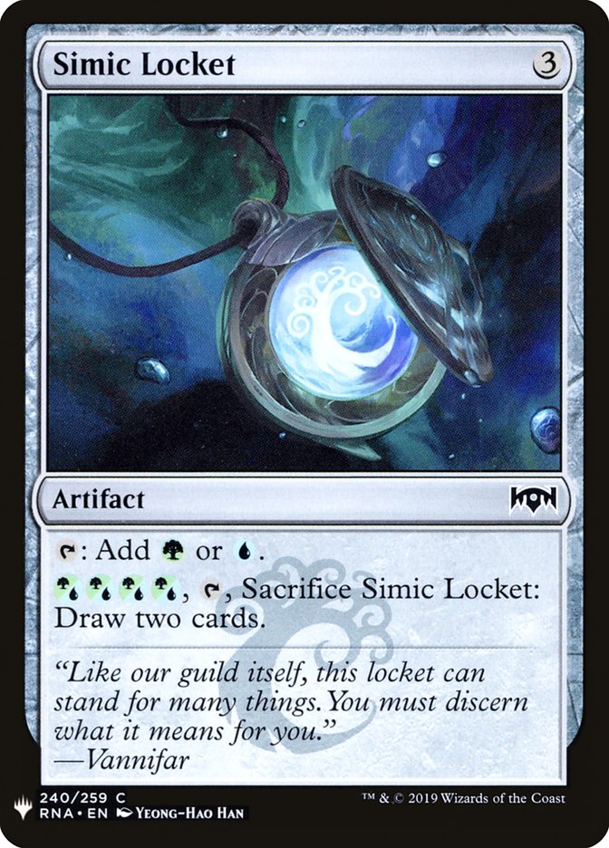 Simic Locket [Mystery Booster] | Shuffle n Cut Hobbies & Games