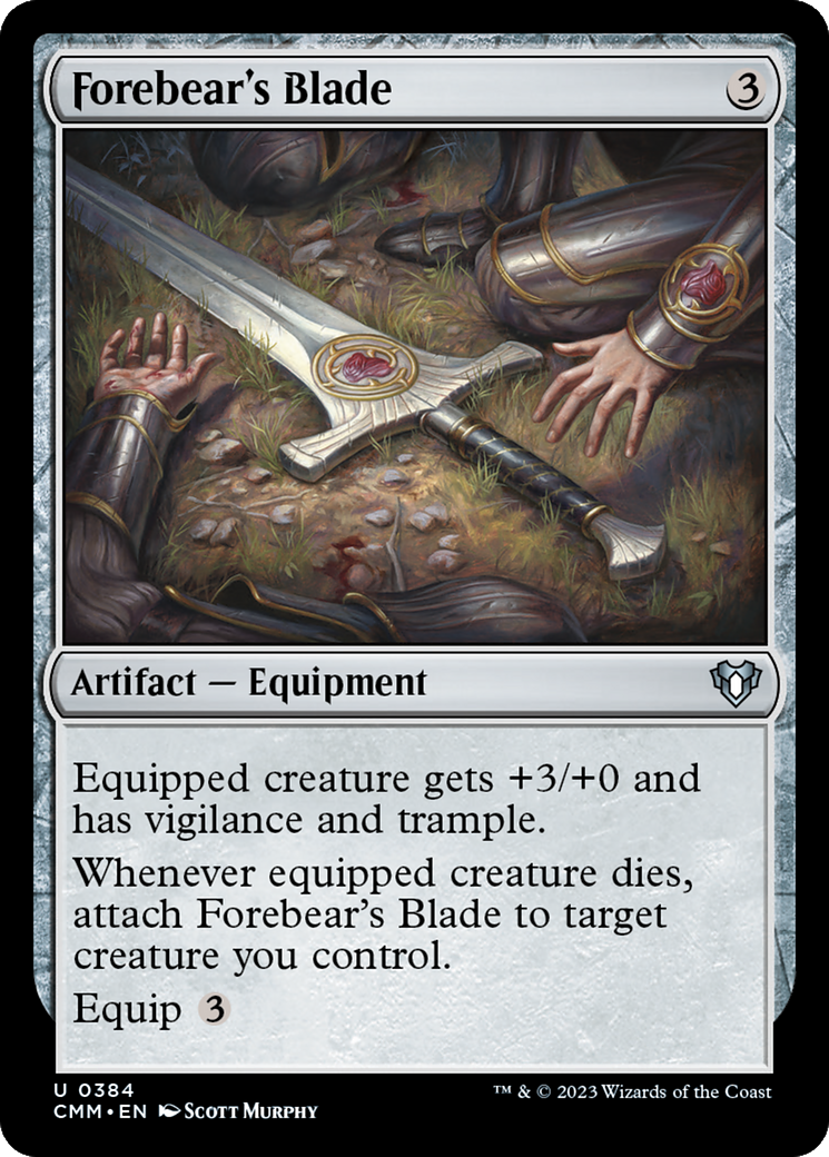 Forebear's Blade [Commander Masters] | Shuffle n Cut Hobbies & Games