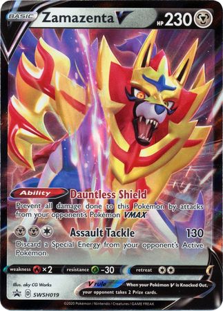 Zamazenta V (SWSH019) [Sword & Shield: Black Star Promos] | Shuffle n Cut Hobbies & Games