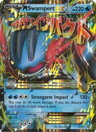 M Swampert EX (XY87) (Jumbo Card) [XY: Black Star Promos] | Shuffle n Cut Hobbies & Games