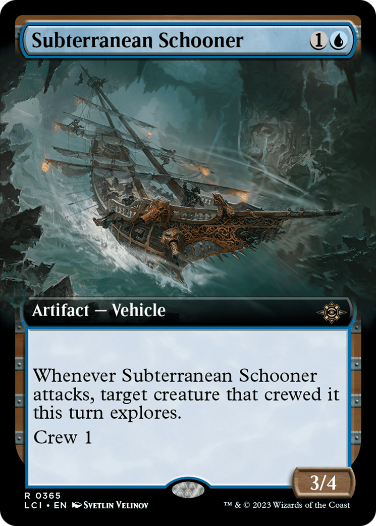 Subterranean Schooner (Extended Art) [The Lost Caverns of Ixalan] | Shuffle n Cut Hobbies & Games