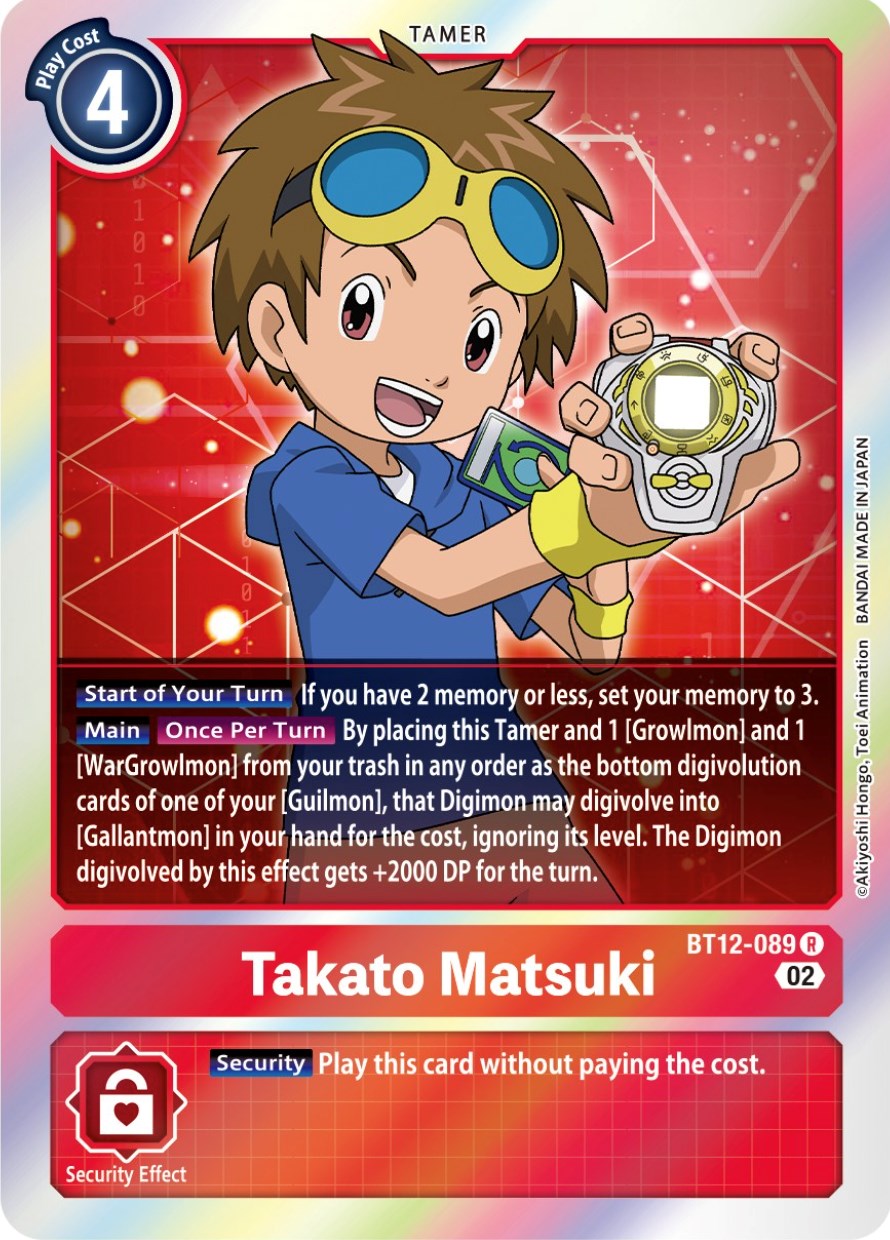 Takato Matsuki [BT12-089] [Across Time] | Shuffle n Cut Hobbies & Games