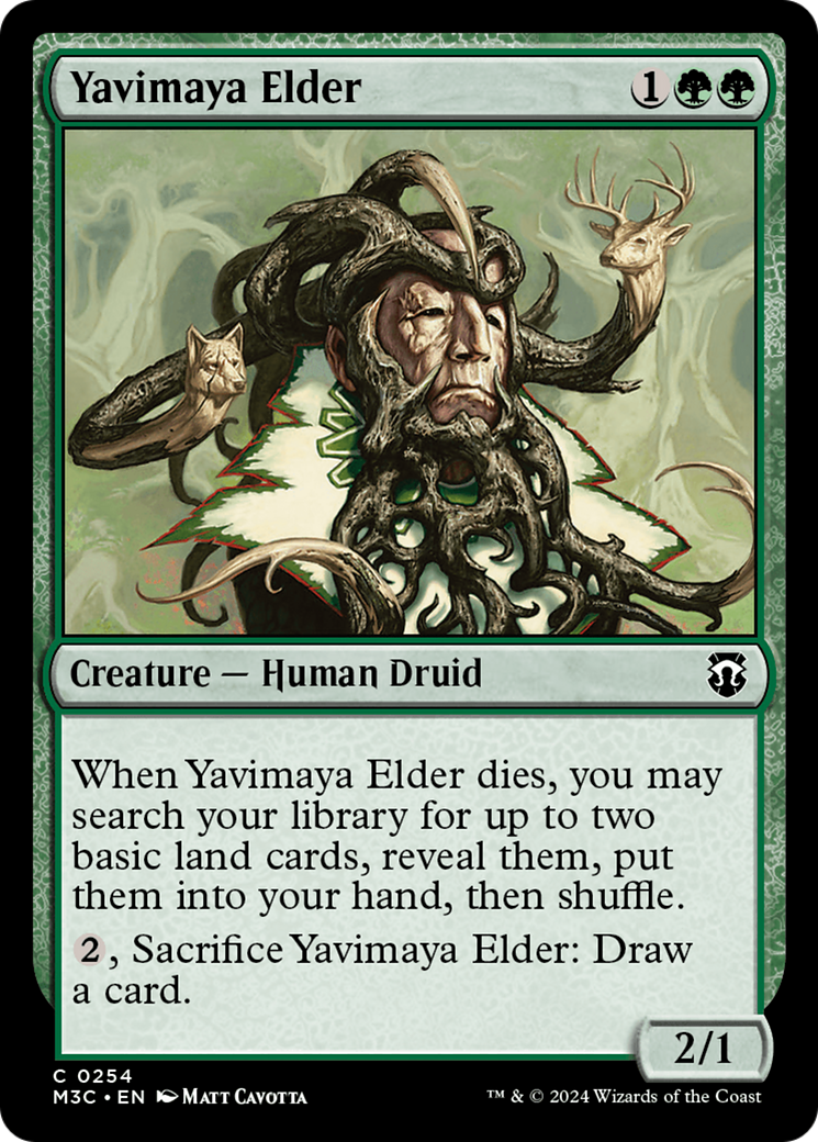 Yavimaya Elder (Ripple Foil) [Modern Horizons 3 Commander] | Shuffle n Cut Hobbies & Games