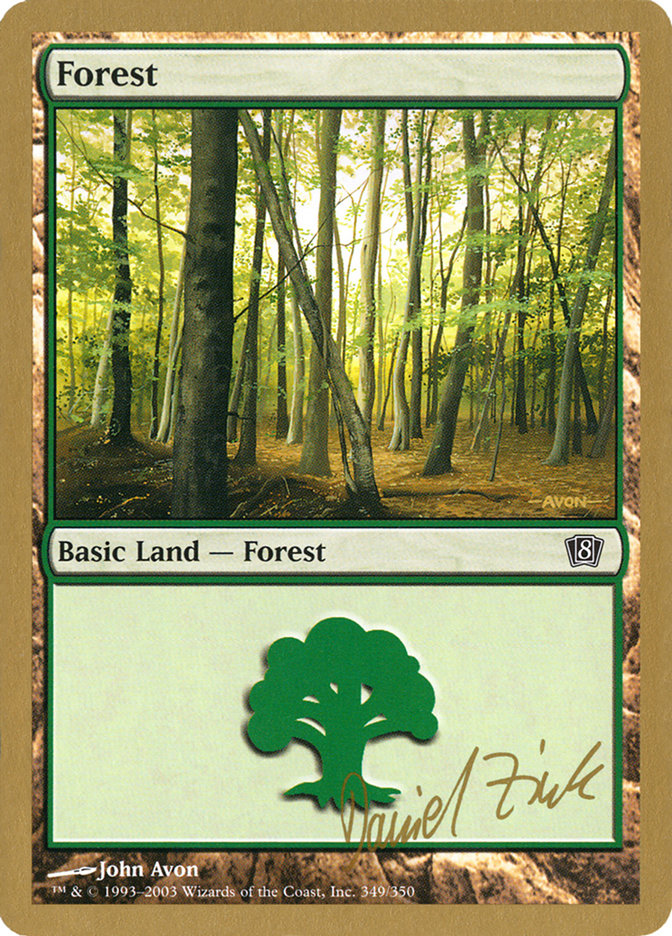 Forest (dz349) (Daniel Zink) [World Championship Decks 2003] | Shuffle n Cut Hobbies & Games