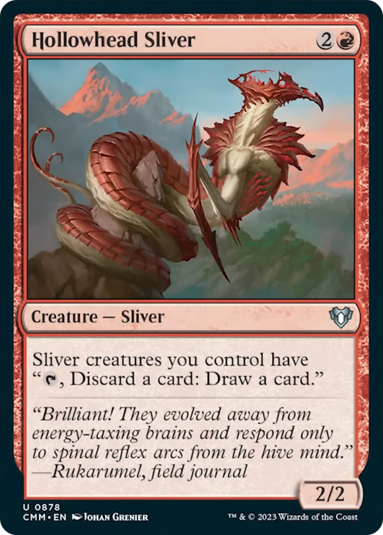 Hollowhead Sliver [Commander Masters] | Shuffle n Cut Hobbies & Games