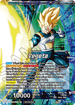 Vegeta // SSG Vegeta, Crimson Warrior (P-360) [Promotion Cards] | Shuffle n Cut Hobbies & Games