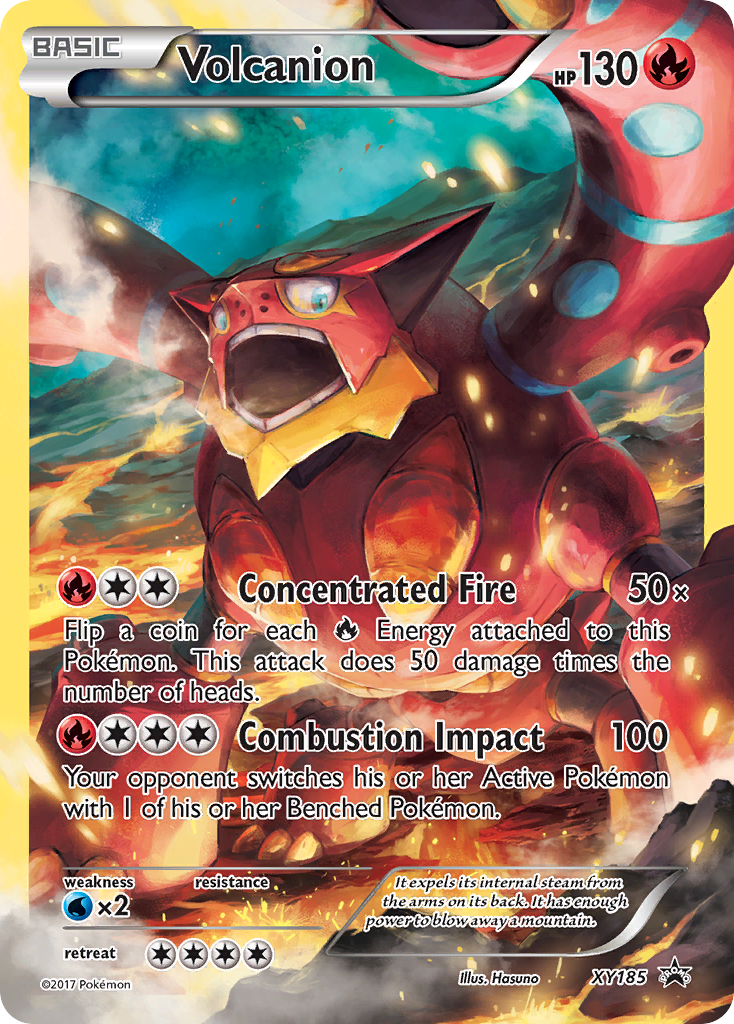 Volcanion (XY185) [XY: Black Star Promos] | Shuffle n Cut Hobbies & Games