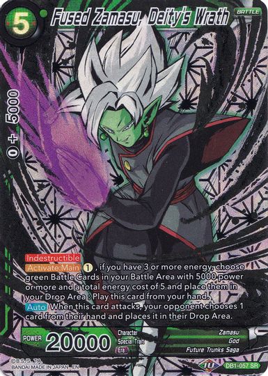 Fused Zamasu, Deity's Wrath (Collector's Selection Vol. 1) (DB1-057) [Promotion Cards] | Shuffle n Cut Hobbies & Games