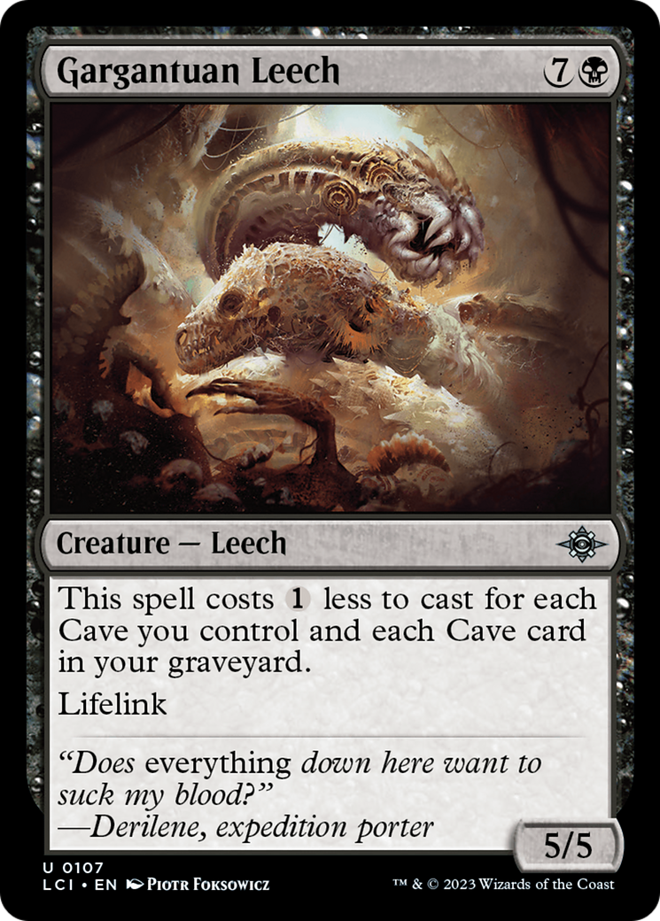 Gargantuan Leech [The Lost Caverns of Ixalan] | Shuffle n Cut Hobbies & Games