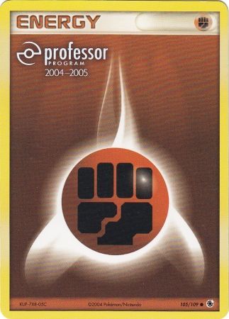 Fighting Energy (105/109) (2004 2005) [Professor Program Promos] | Shuffle n Cut Hobbies & Games