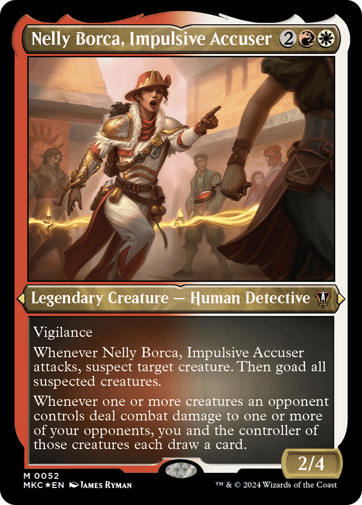 Nelly Borca, Impulsive Accuser (Display Commander) [Murders at Karlov Manor Commander] | Shuffle n Cut Hobbies & Games