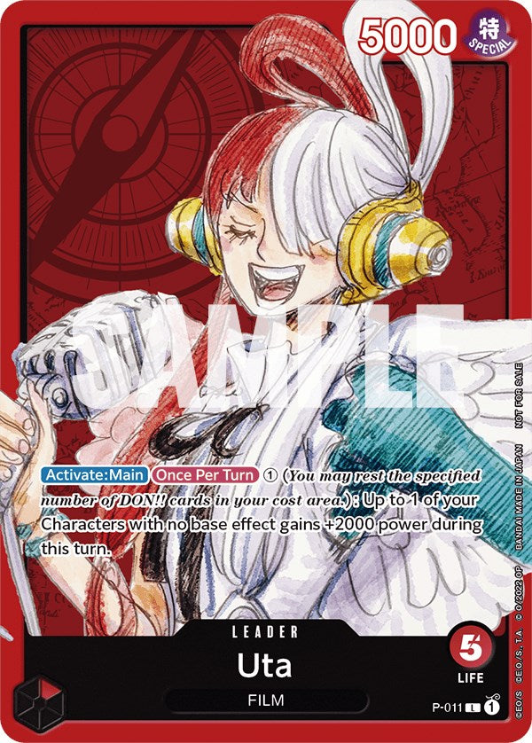 Uta (One Piece Film Red) [One Piece Promotion Cards] | Shuffle n Cut Hobbies & Games