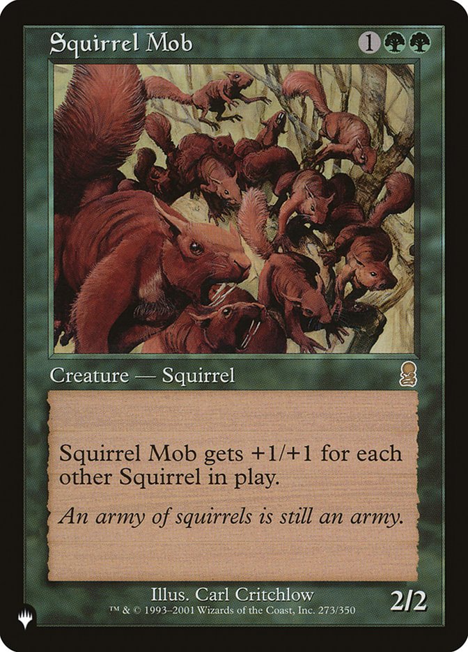 Squirrel Mob [The List] | Shuffle n Cut Hobbies & Games